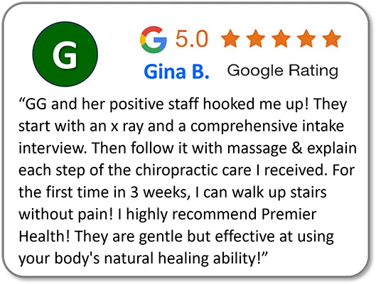 Chiropractic Virginia Beach VA Gina B Testimonial