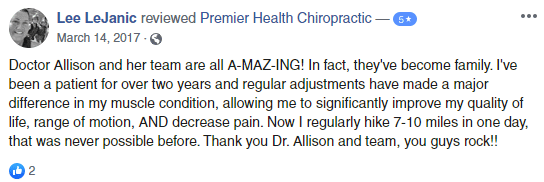 Chiropractic Virgina Beach VA FB Testimonial