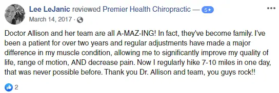 Chiropractic Virgina Beach VA FB Testimonial Chiropractic Virgina Beach VA FB Testimonial