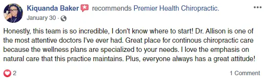 Chiropractic Virgina Beach VA FB Testimonial Chiropractic Virgina Beach VA FB Testimonial