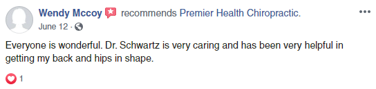 Chiropractic Virgina Beach VA FB Testimonial