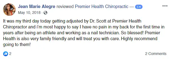 Chiropractic Virgina Beach VA FB Testimonial Chiropractic Virgina Beach VA FB Testimonial