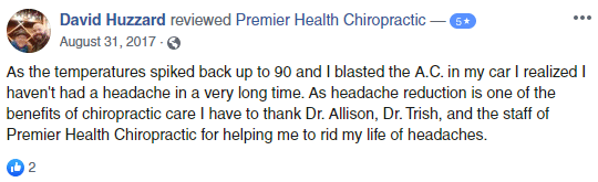 Chiropractic Virgina Beach VA FB Testimonial