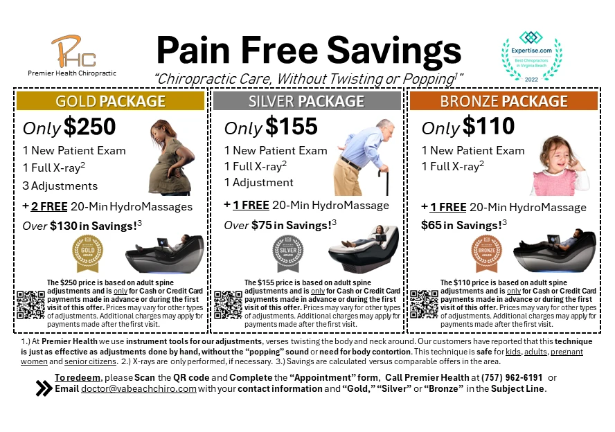 Chiropractic Virginia Beach VA Packages Chiropractic Virginia Beach VA Packages